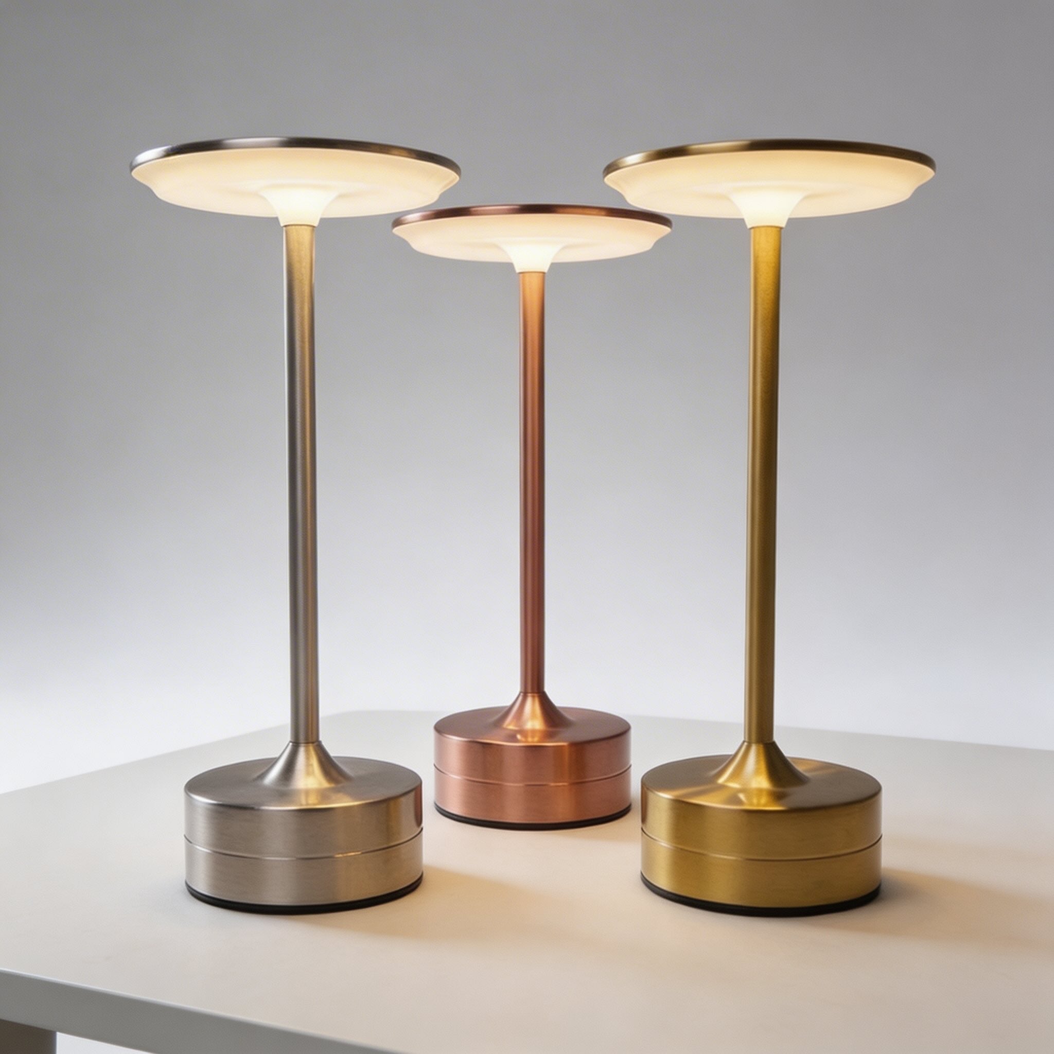 Portable LED Table Lamp with USB Rechargeable Battery