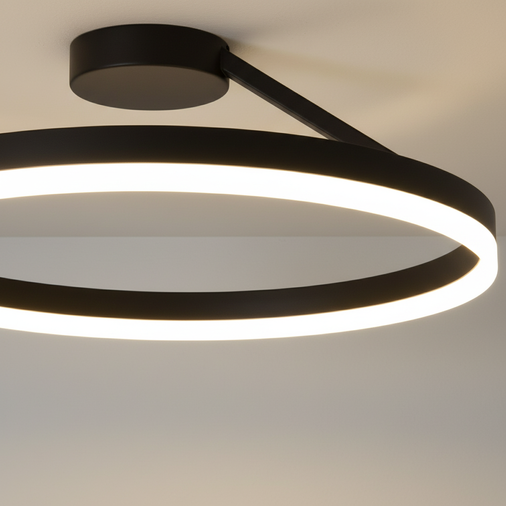 Acrylic and Metal LED Ceiling Light Fixture