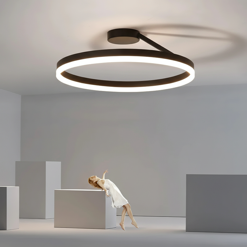 Acrylic and Metal LED Ceiling Light Fixture