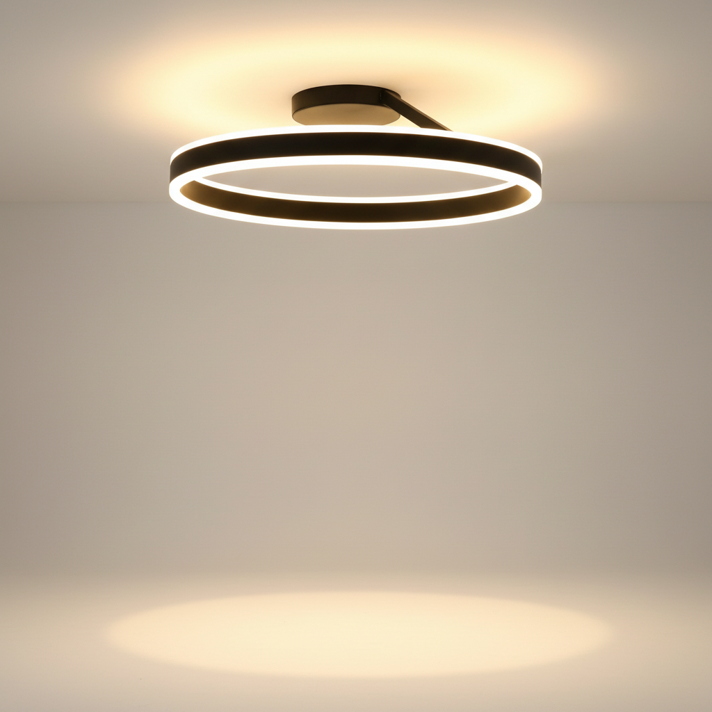 Acrylic and Metal LED Ceiling Light Fixture