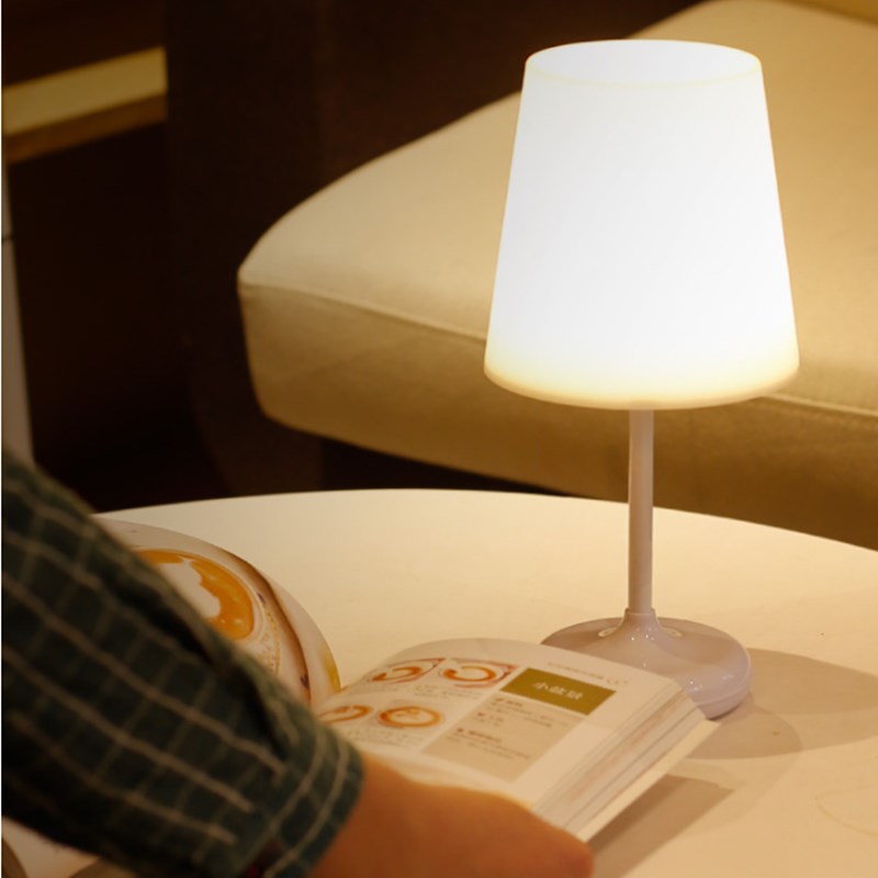 Smart Touch-Controlled LED Table Lamp with USB Charging
