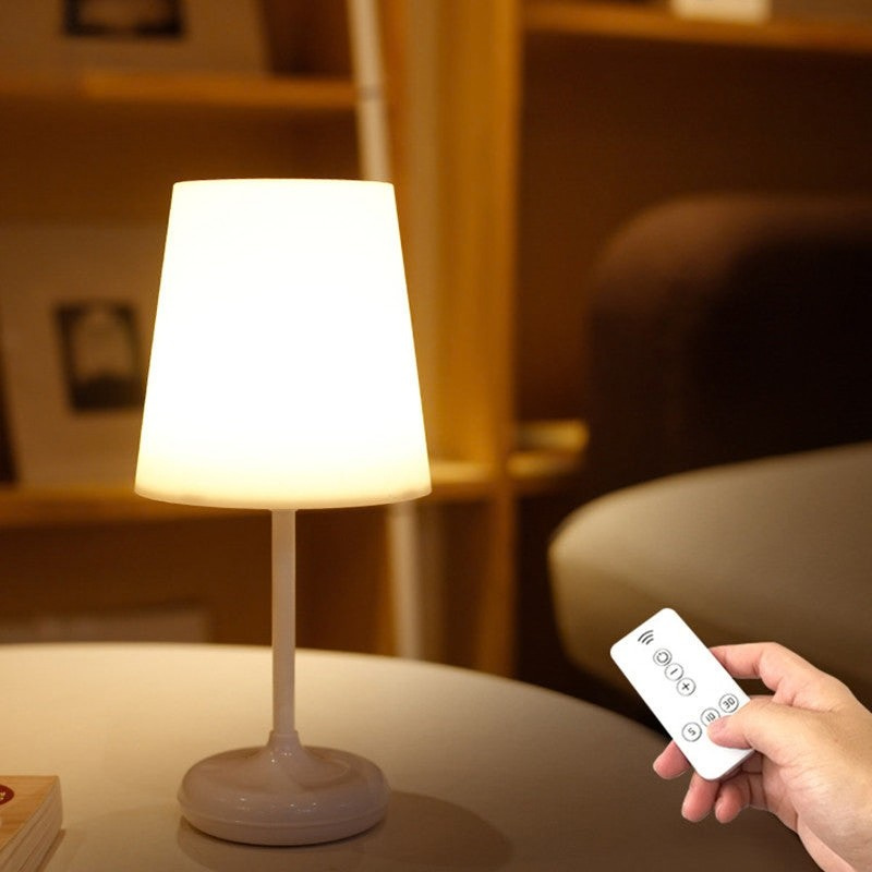 Smart Touch-Controlled LED Table Lamp with USB Charging