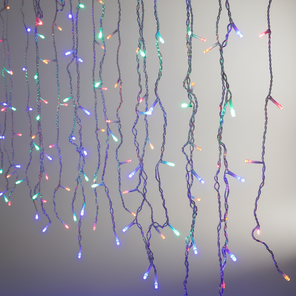 Outdoor LED Icicle String Lights - Fairy Light Decoration
