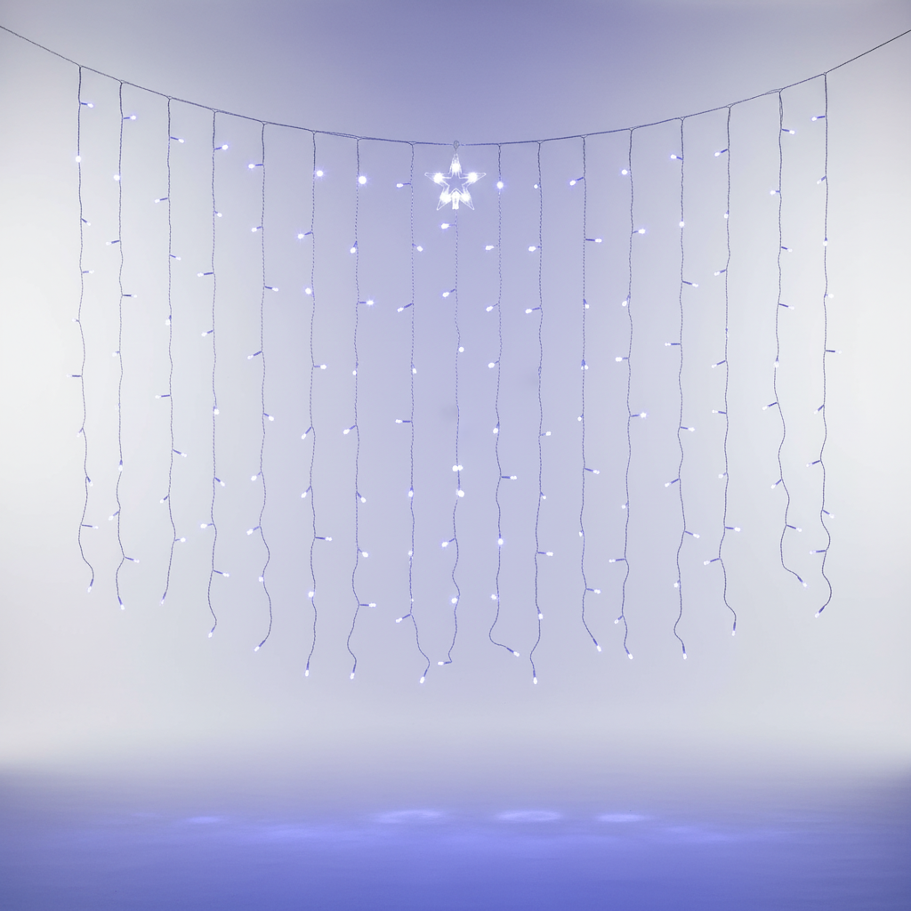 Outdoor LED Icicle String Lights - Fairy Light Decoration