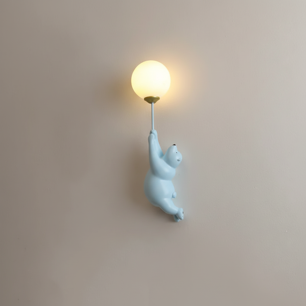Children's Room LED Lighting - Bear Theme Interior Illumination