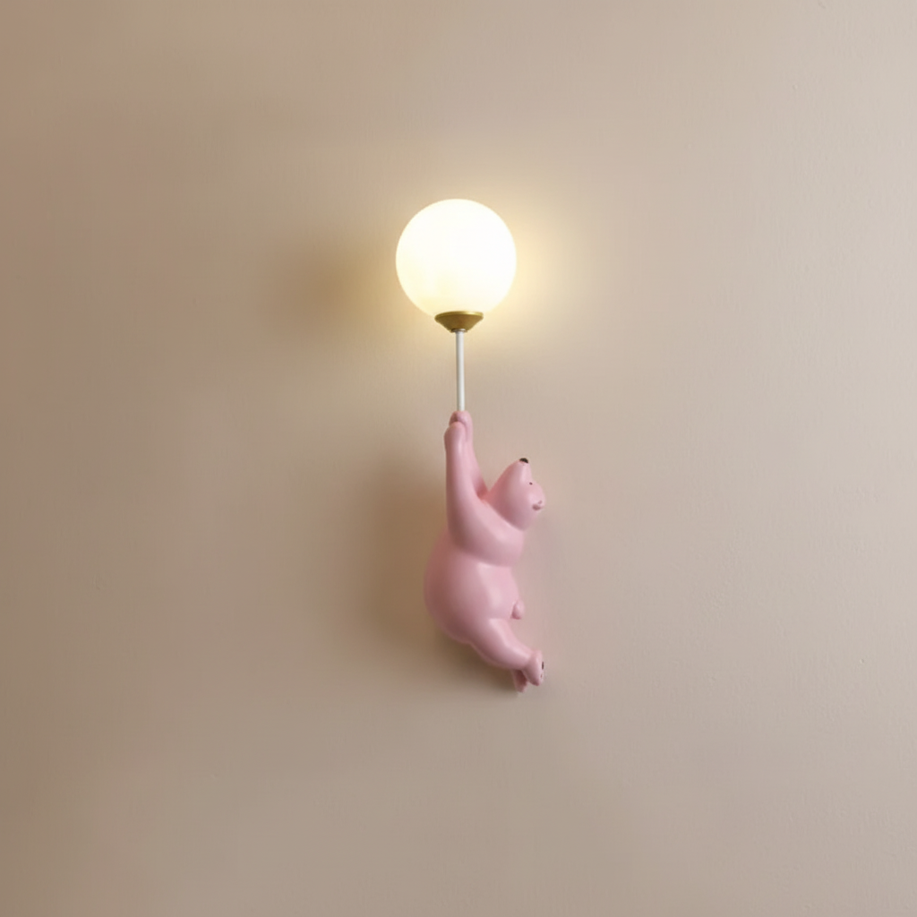 Children's Room LED Lighting - Bear Theme Interior Illumination