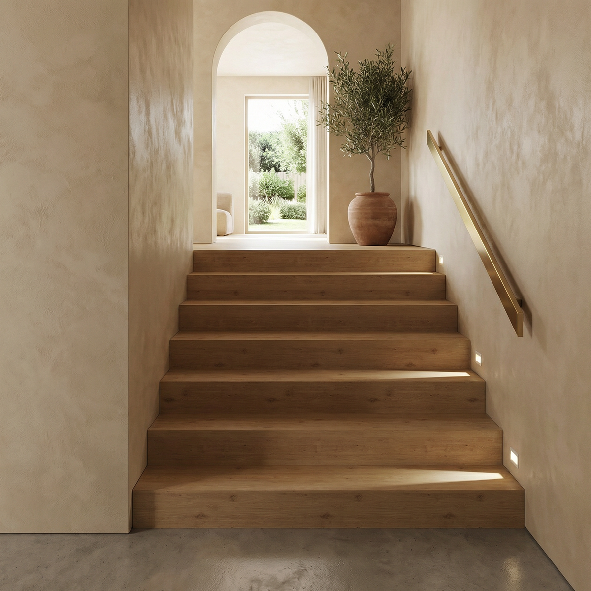 Smart Motion-Activated LED Wall Light for Stairs
