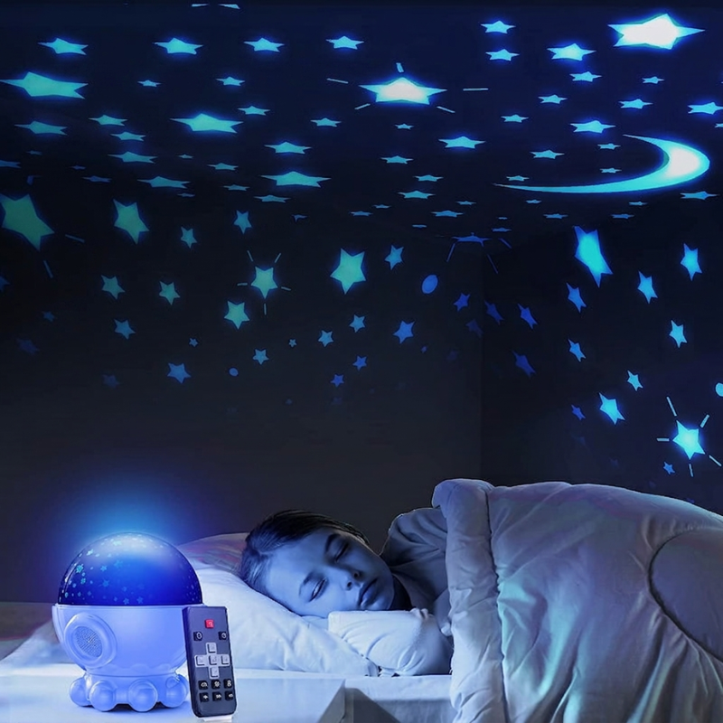 DreamWave Projector: USB Rechargeable Night Light