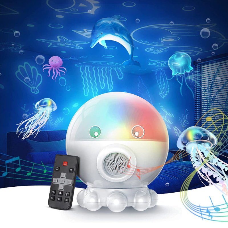 DreamWave Projector: USB Rechargeable Night Light