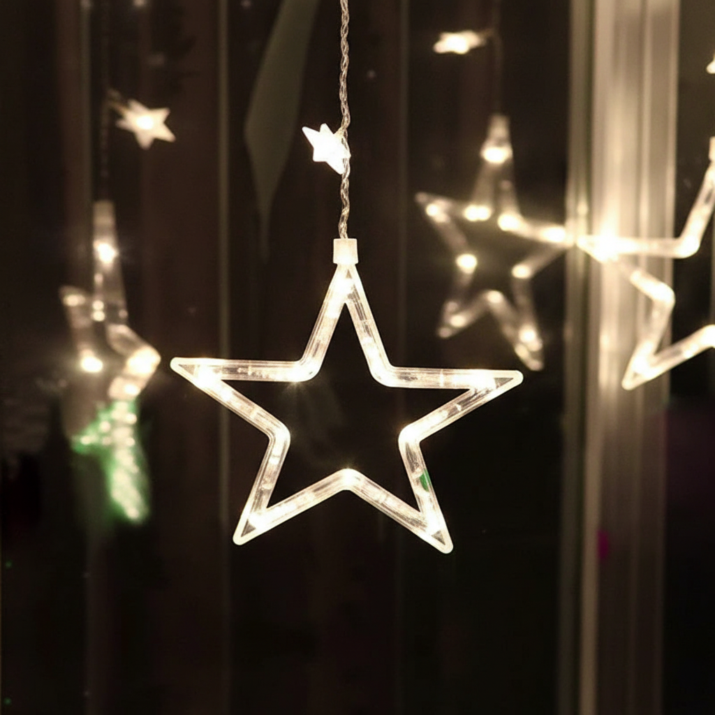 Starry Curtain Lights - LED Decor for Home