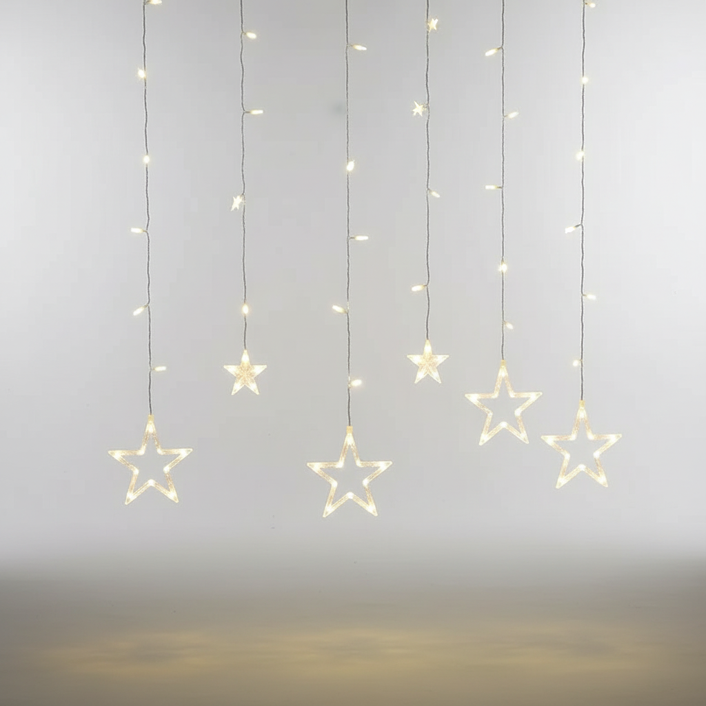 Starry Curtain Lights - LED Decor for Home
