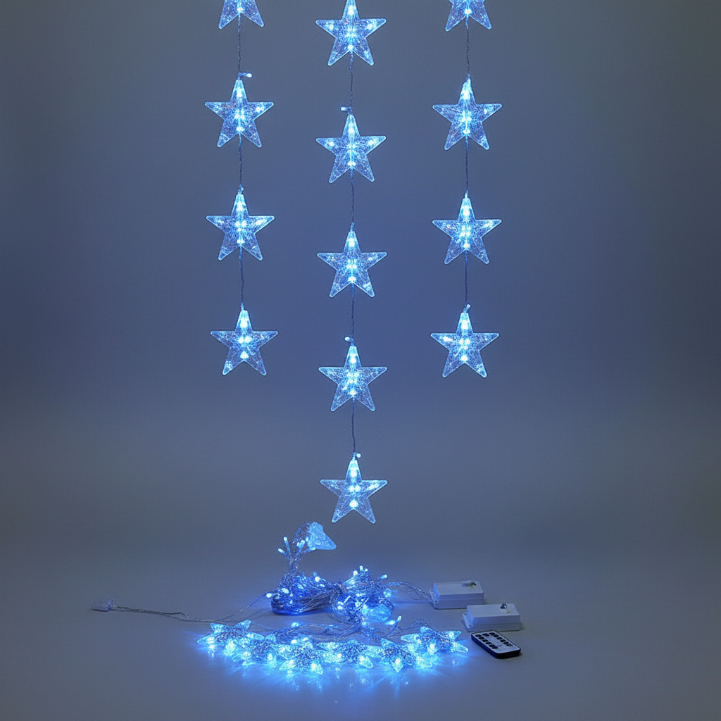 Starry Curtain Lights - LED Decor for Home