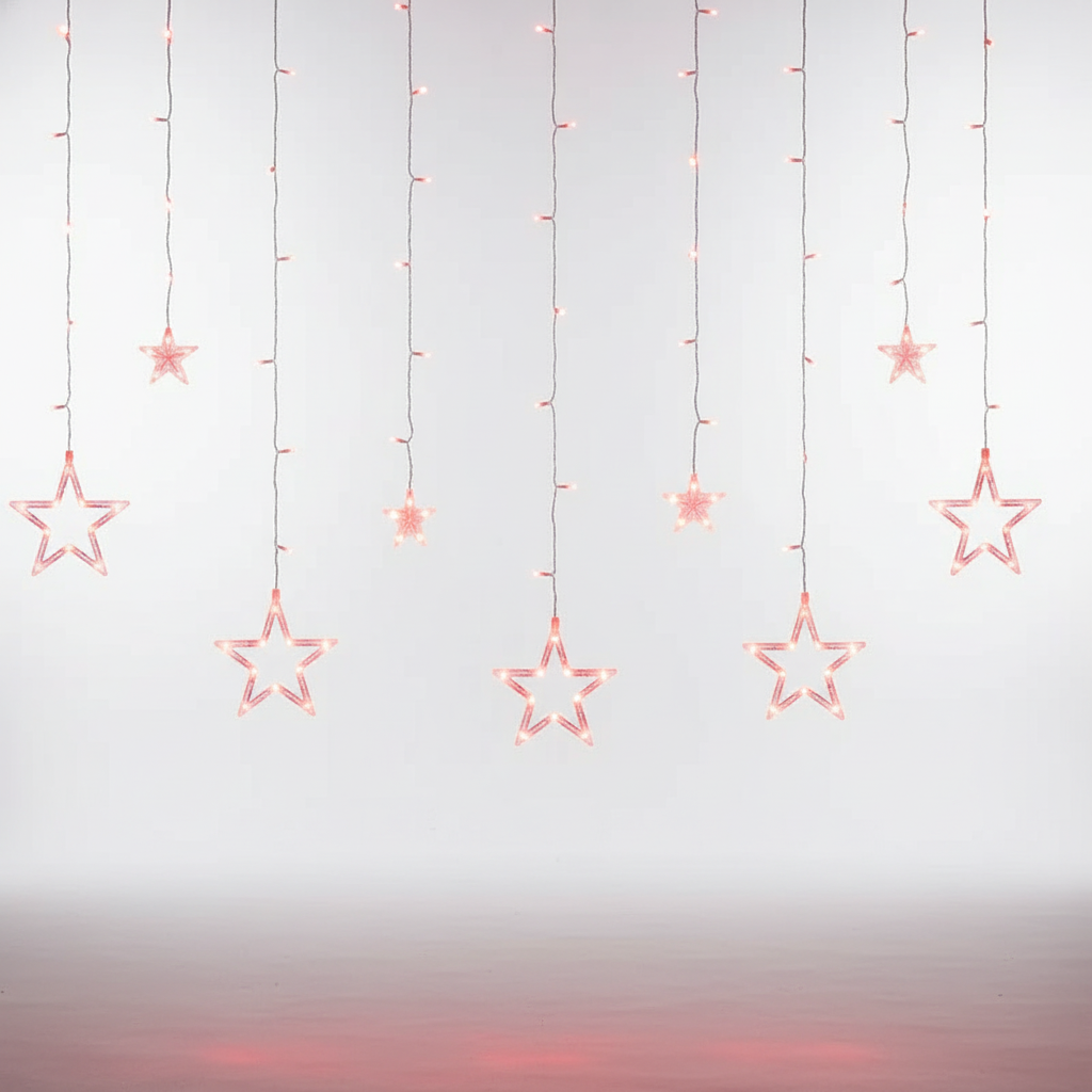 Starry Curtain Lights - LED Decor for Home