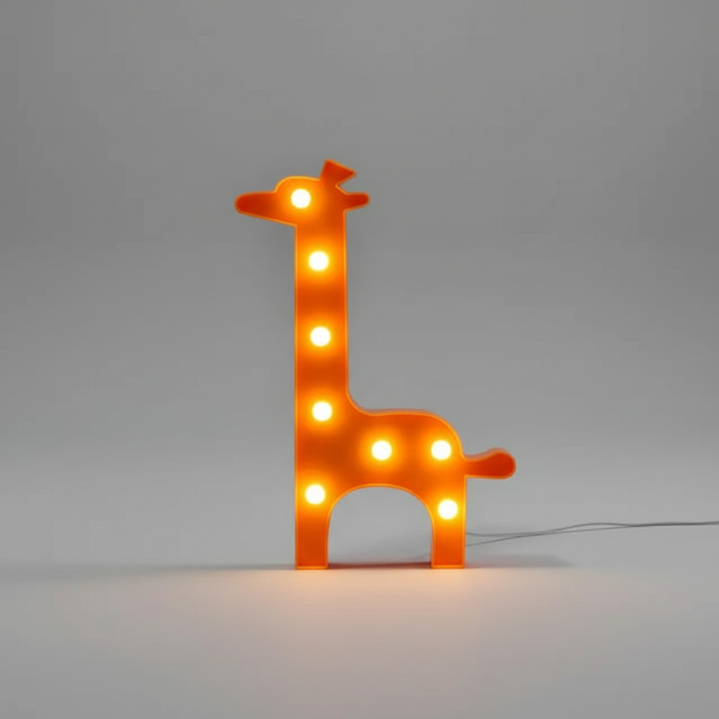 Table Lamp with LED Lights – Tiered Design