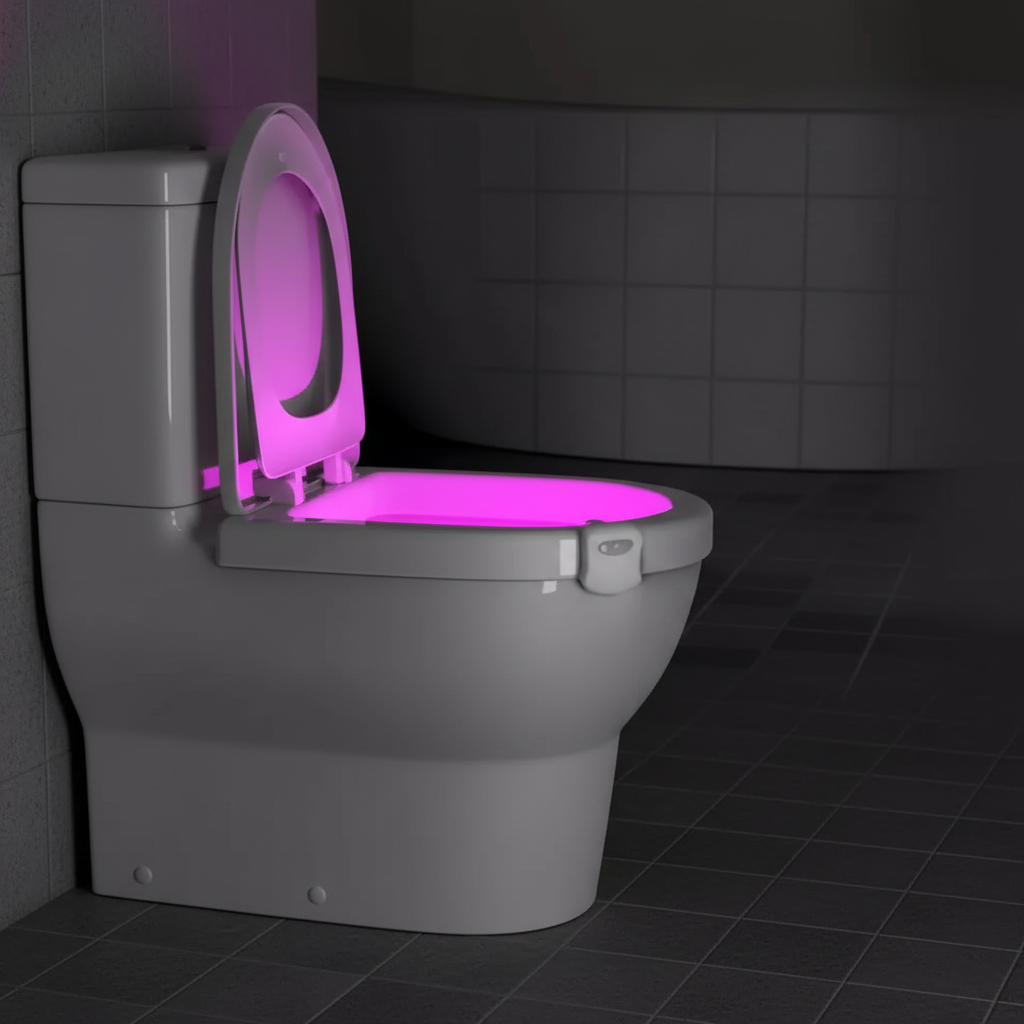 Toilet Night Light with LED – Bowl Illumination