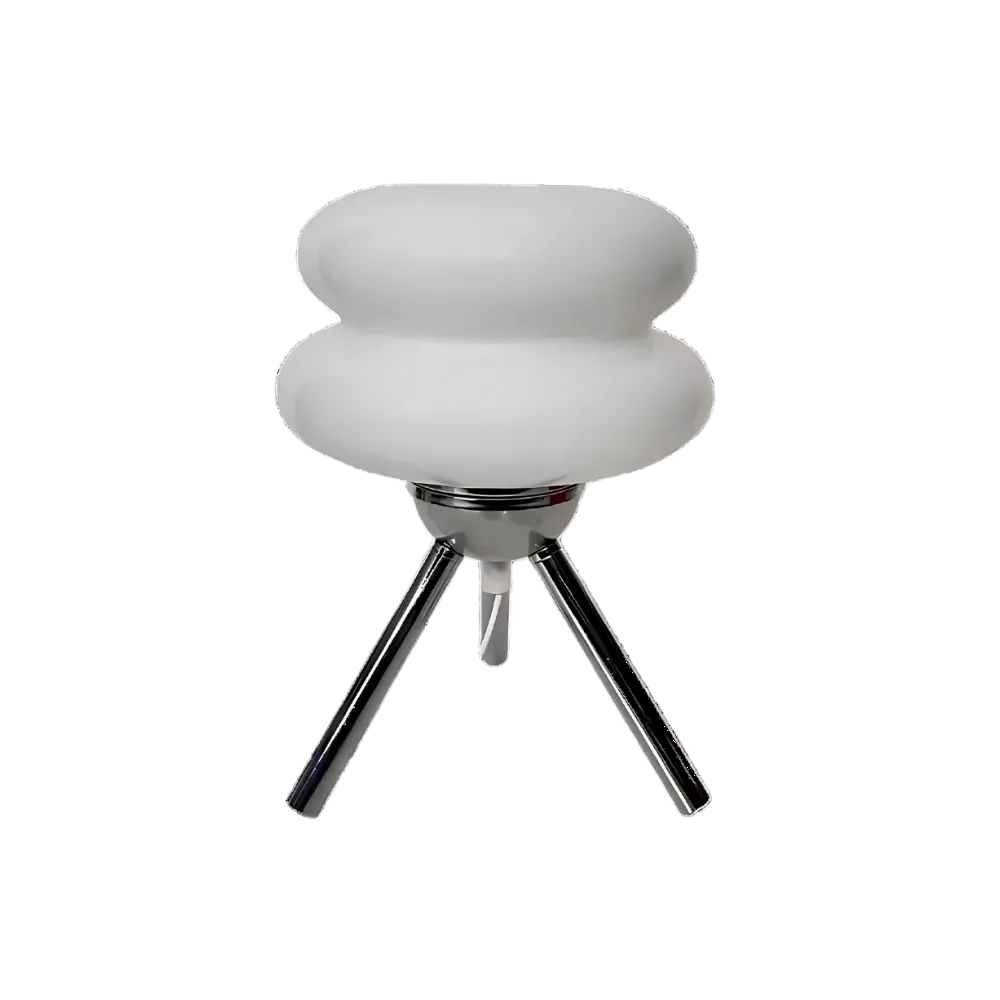 Stylish Tripod LED Lamp with Elegant Glass Shade