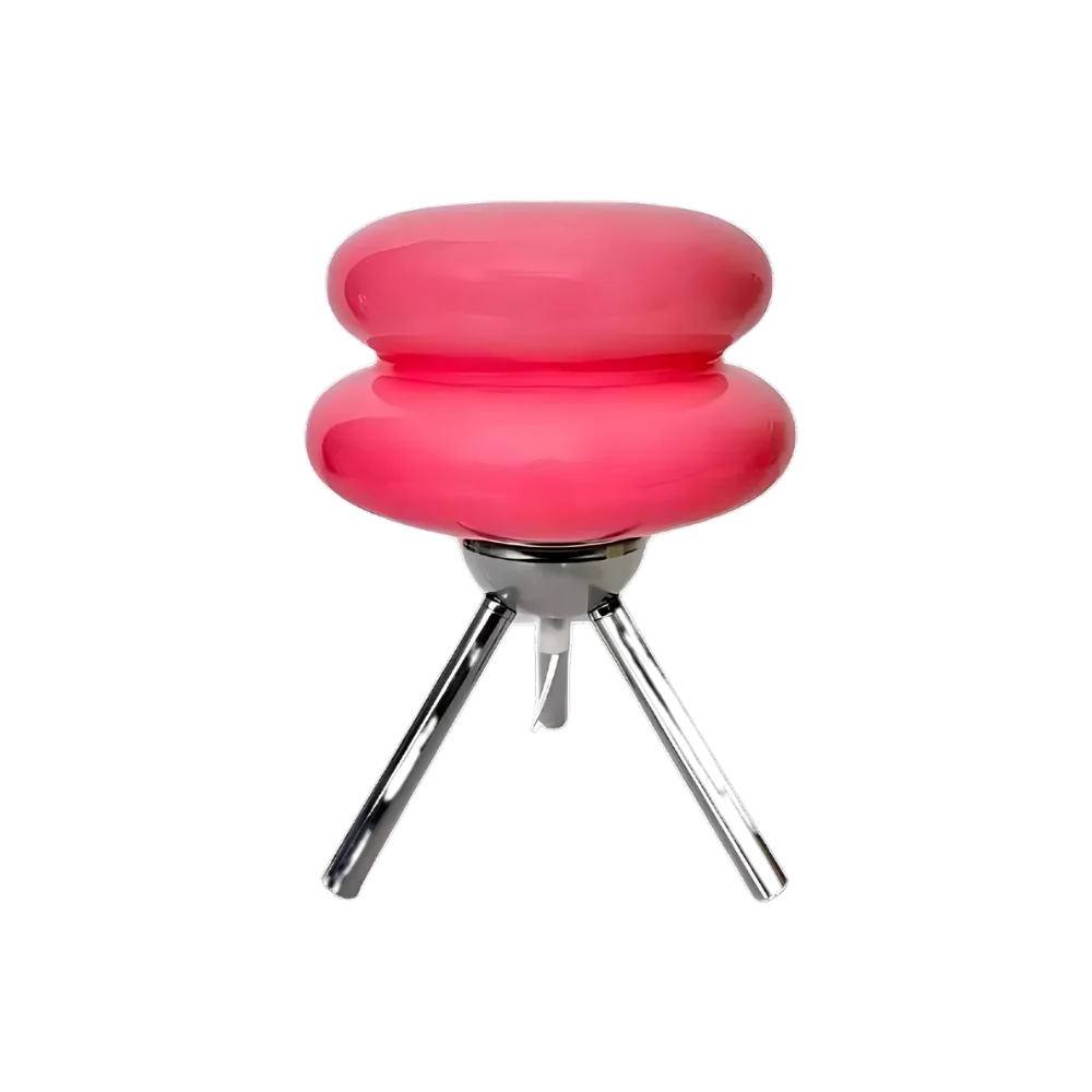 Stylish Tripod LED Lamp with Elegant Glass Shade