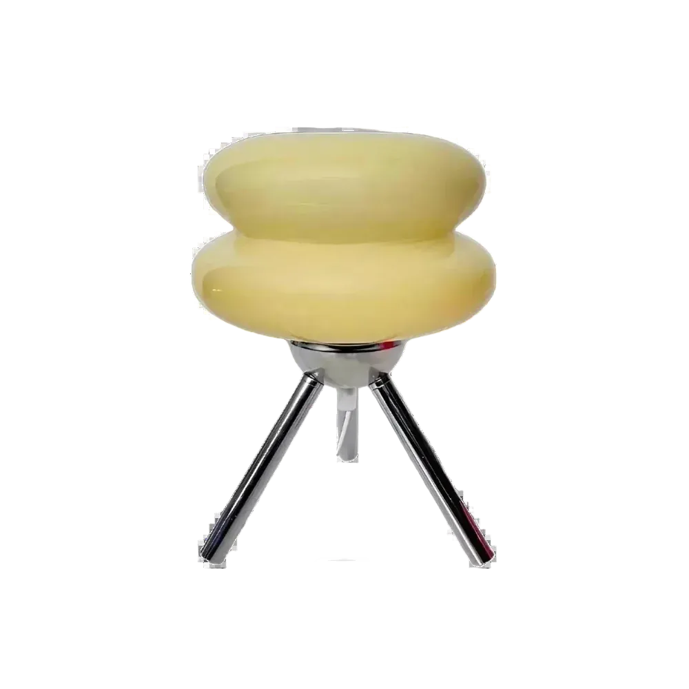 Stylish Tripod LED Lamp with Elegant Glass Shade