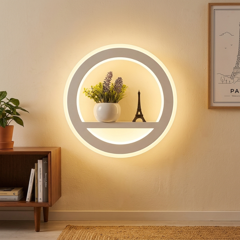 Adjustable LED Wall Sconce with Remote Control