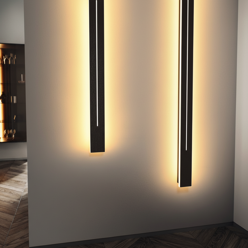 Wall Lamp with LED Backlight - LumeBar Style