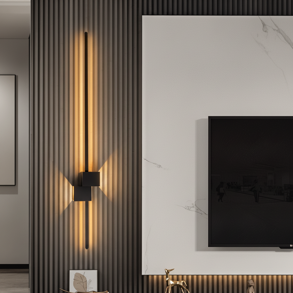 SleekGlow - Modern LED Wall Fixture for Soft Illumination