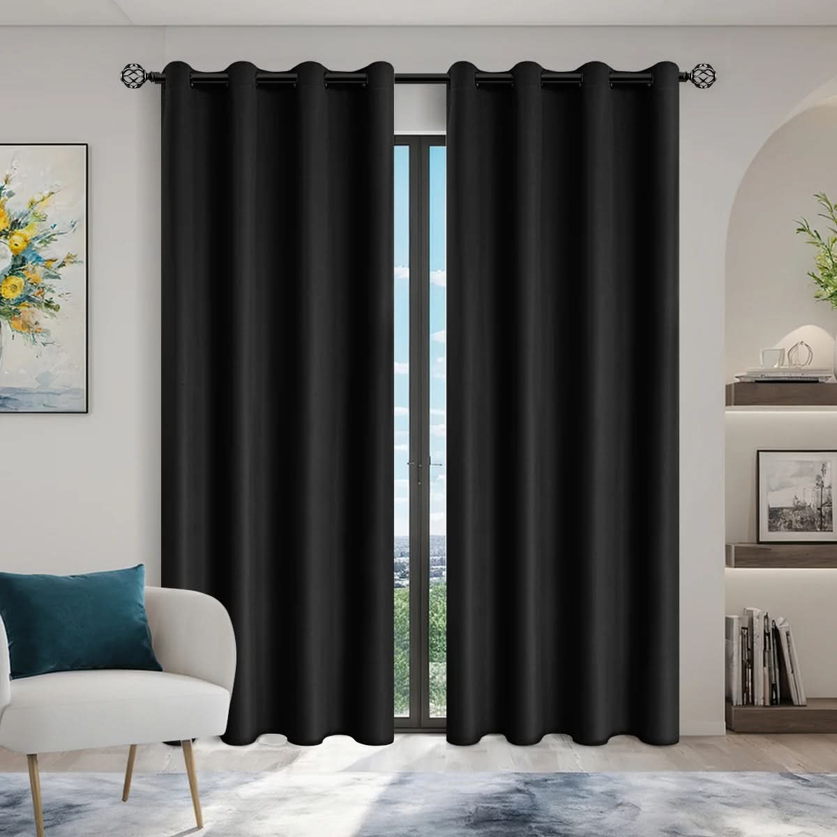 ShadowGuard - Ultimate 100% Blackout Curtains for Complete Comfort