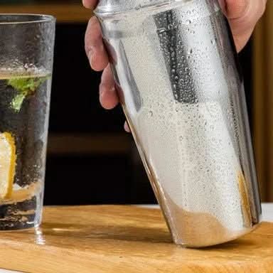 Sleek Stainless Steel Cocktail Kit for Home Bartenders