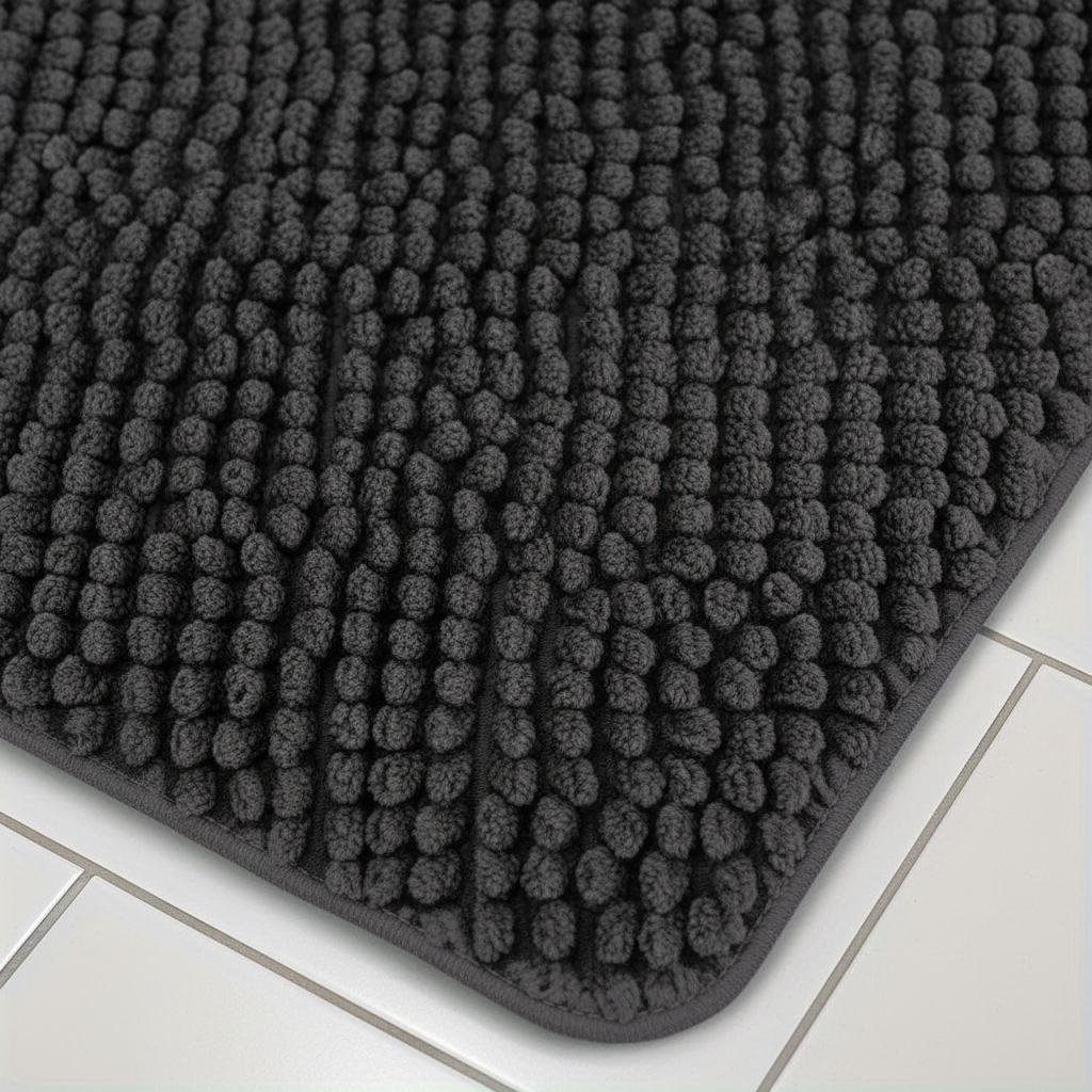 Corner Bath Mat in L-Shape Design