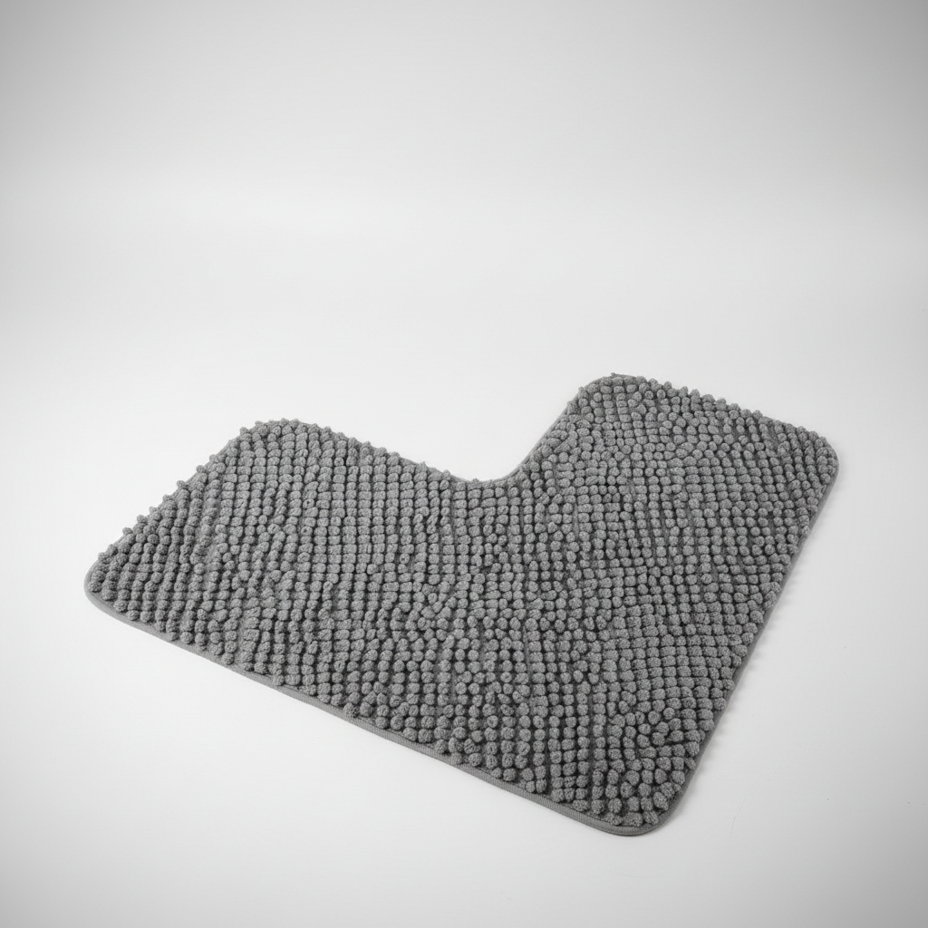Corner Bath Mat in L-Shape Design
