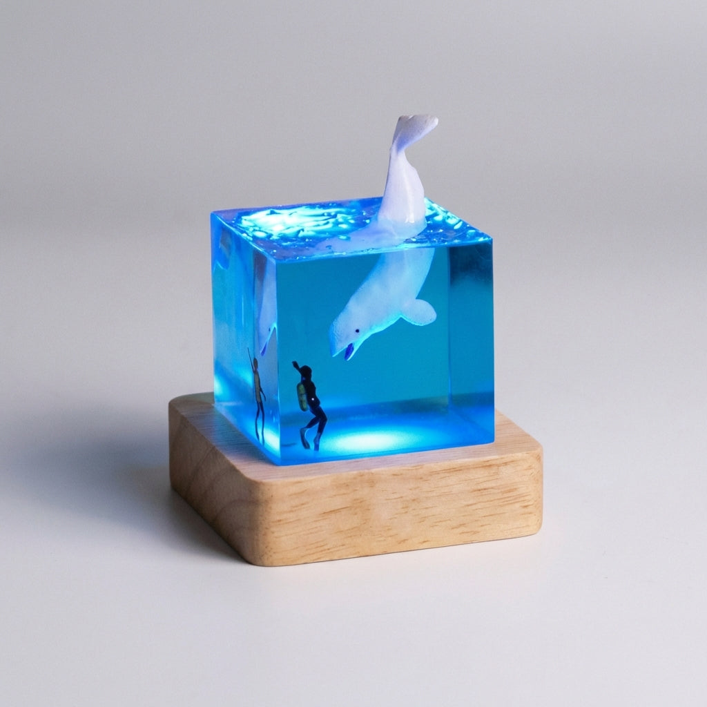 Table Lamp with Landscape Design – Aquareve Style