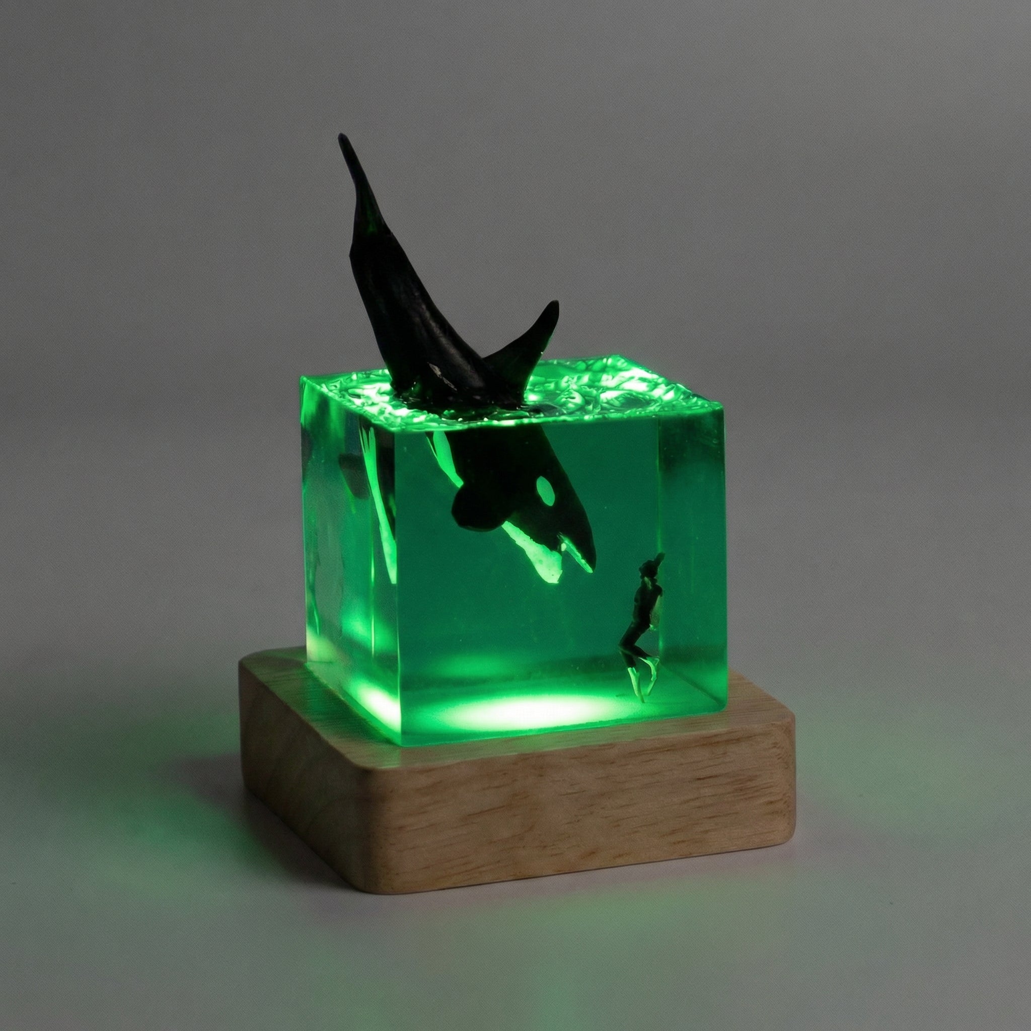 Table Lamp with Landscape Design – Aquareve Style