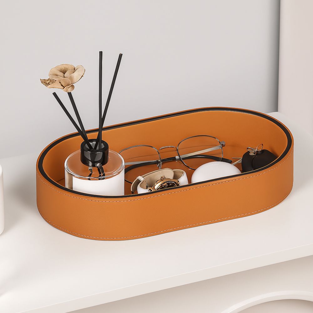 Versatile Multi-Compartment Desk Storage Solution