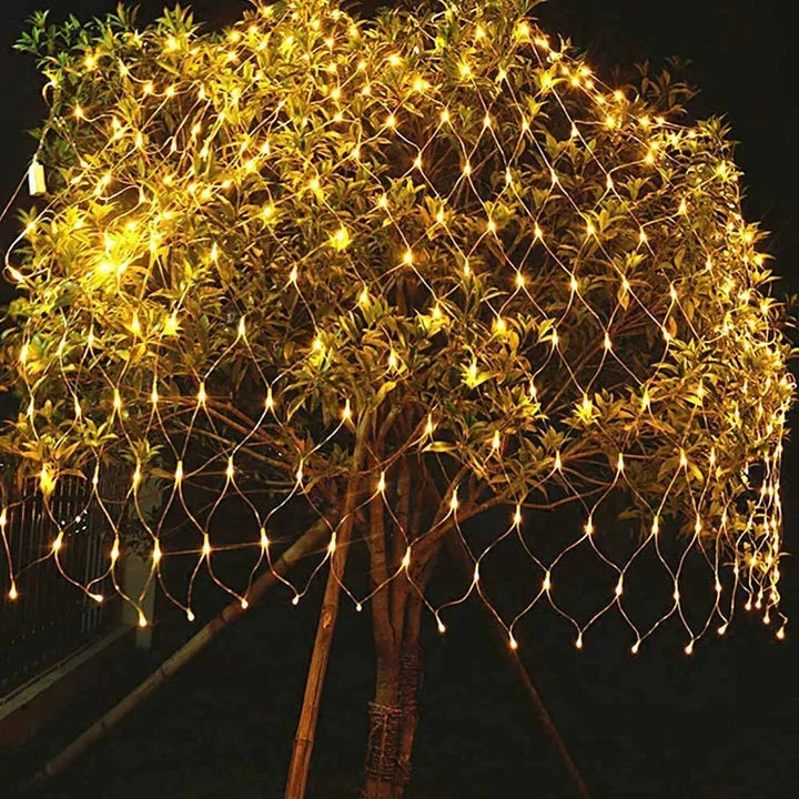 Twinkling Net String Lights for Home and Garden