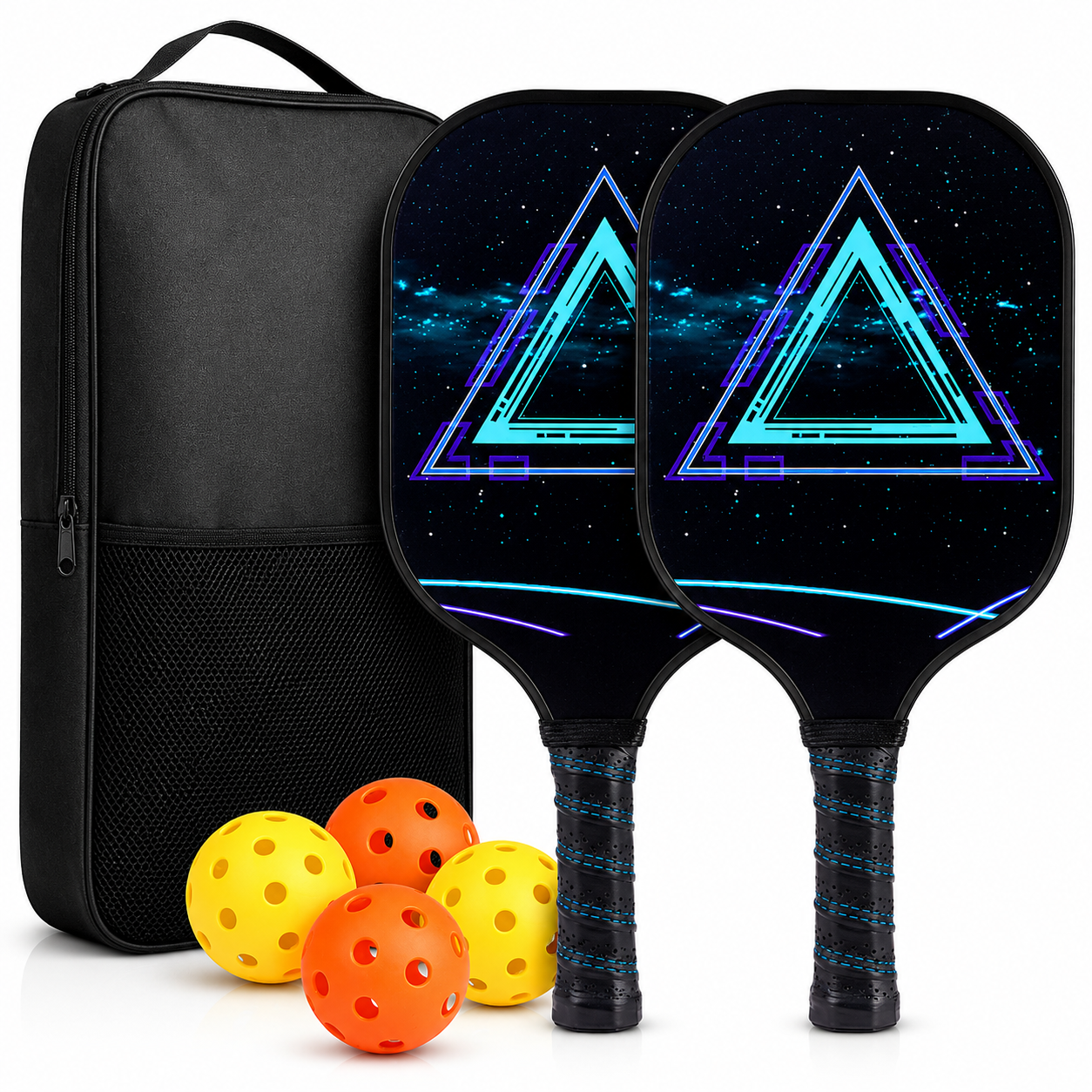 Premium Lightweight Pickleball Paddle Set with Grip Comfort