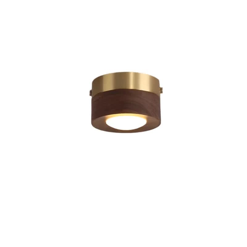 Natural Glow - Walnut Style LED Ceiling Fixture