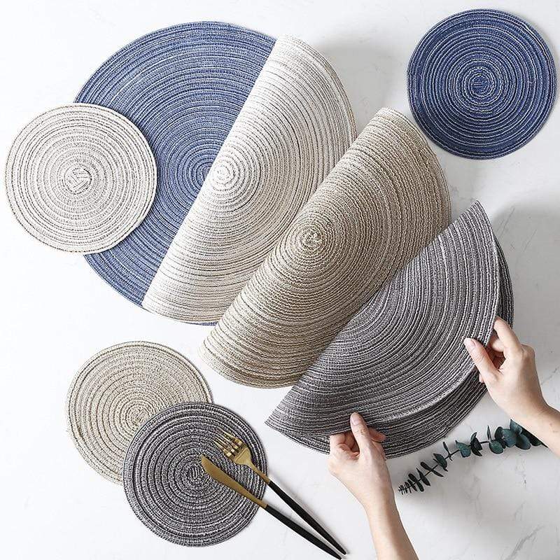 Versatile Dining Mats Set - Washable & Reusable Table Covers
