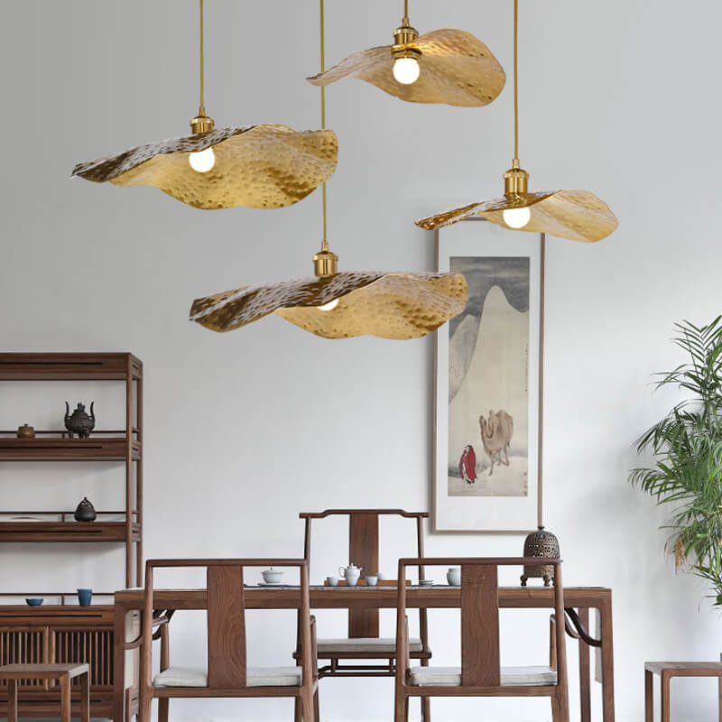 Opulent Aura | Chic Golden Bronze Pendant Lighting