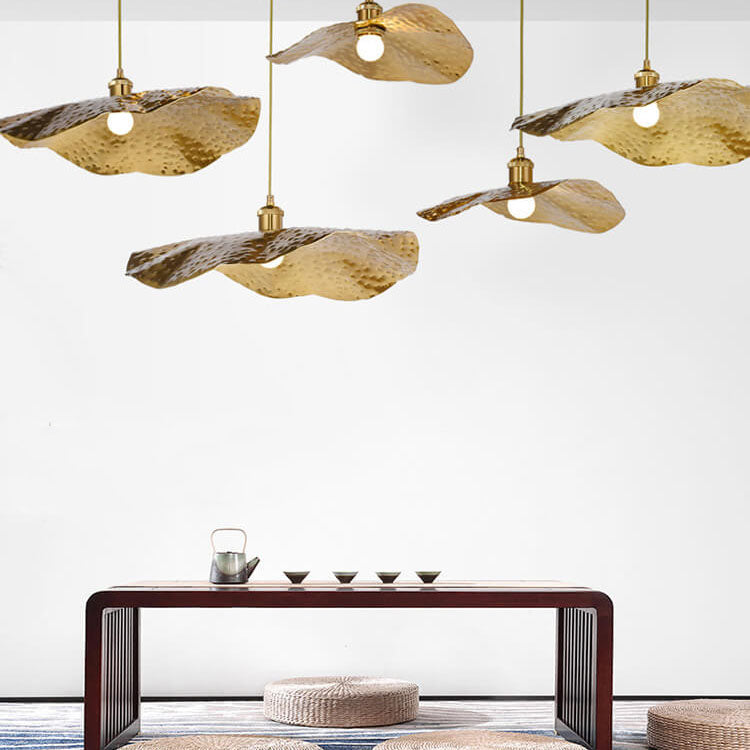 Opulent Aura | Chic Golden Bronze Pendant Lighting