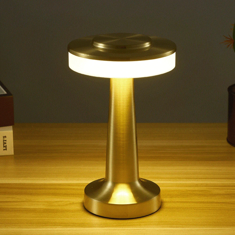 Elysian Glow | Rechargeable LED Table Lamp with Adjustable Brightness