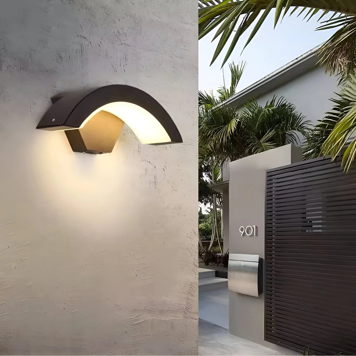 BrightWave | Smart Motion-Activated Outdoor Light for Security