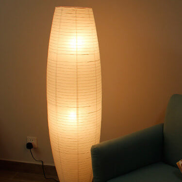 Chic Illuminate | Sleek Black Floor Lamp for Modern Homes