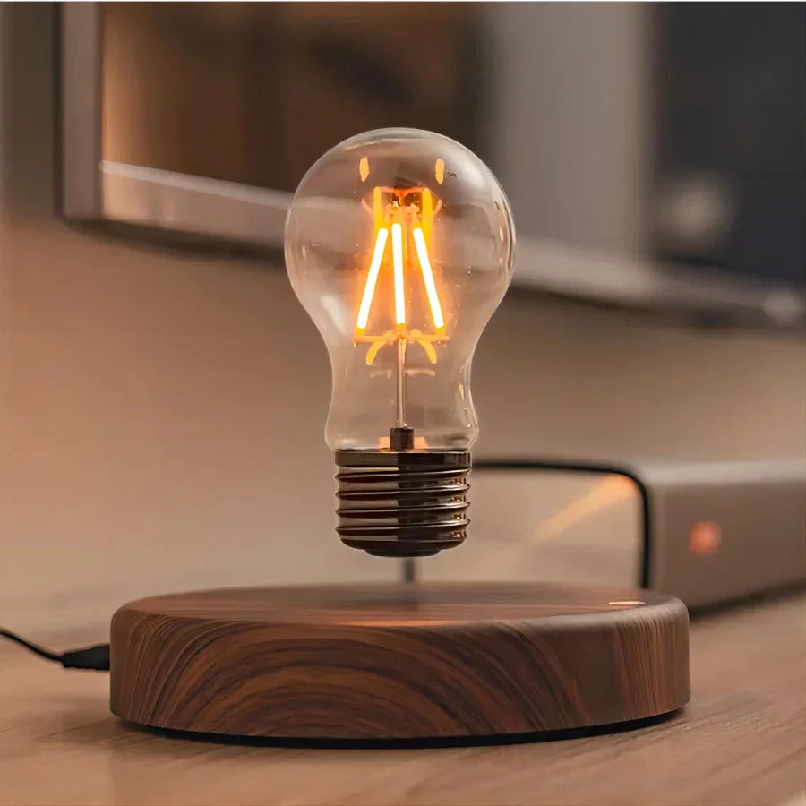 Magnetic Glow | Levitating Light Bulb with Elegant Base