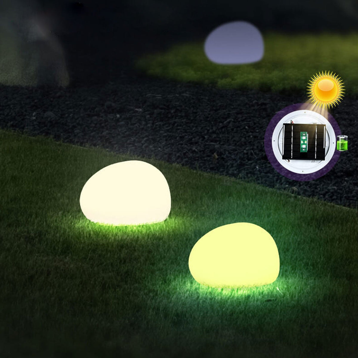 SolaraGlow | Stylish Solar-Powered Outdoor Garden Light
