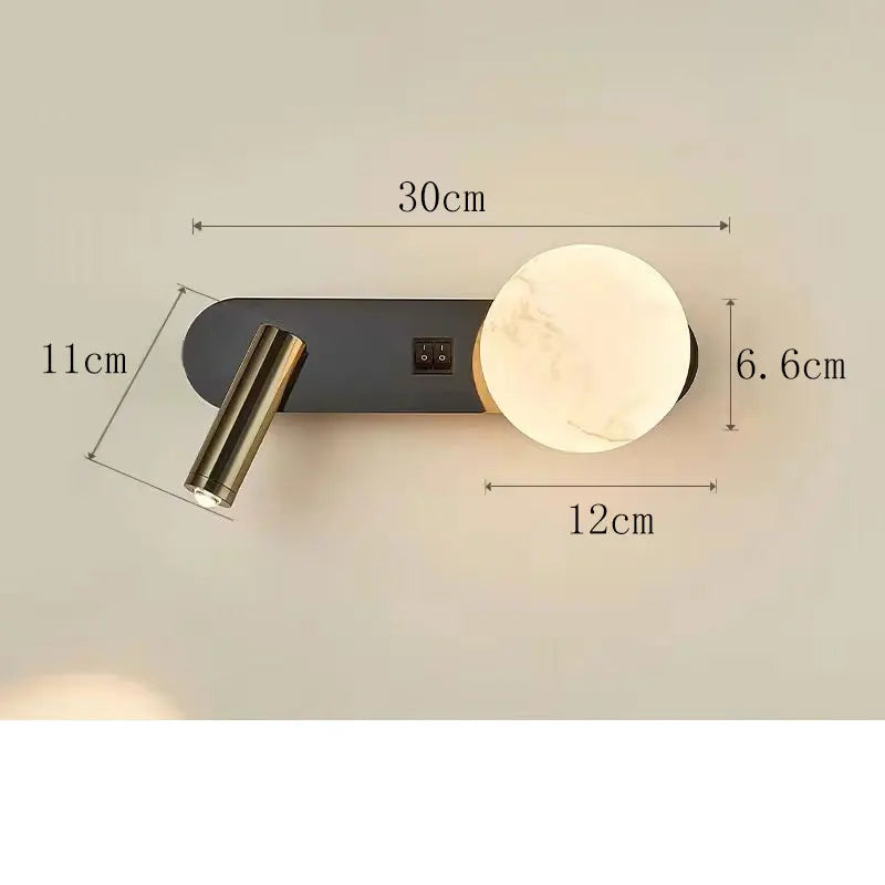 NovaGlow Adjustable Wall Light | Stylish Dual Illumination
