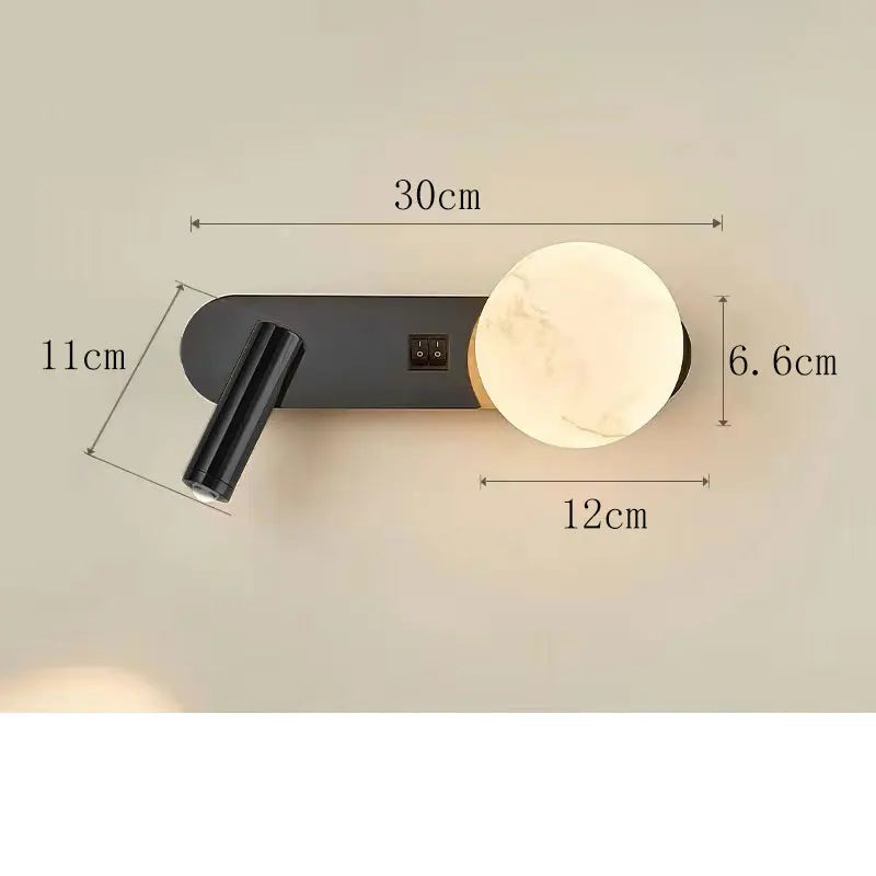 NovaGlow Adjustable Wall Light | Stylish Dual Illumination