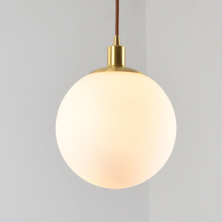 AuraSphere | Stylish White Orb Pendant Lighting Solution