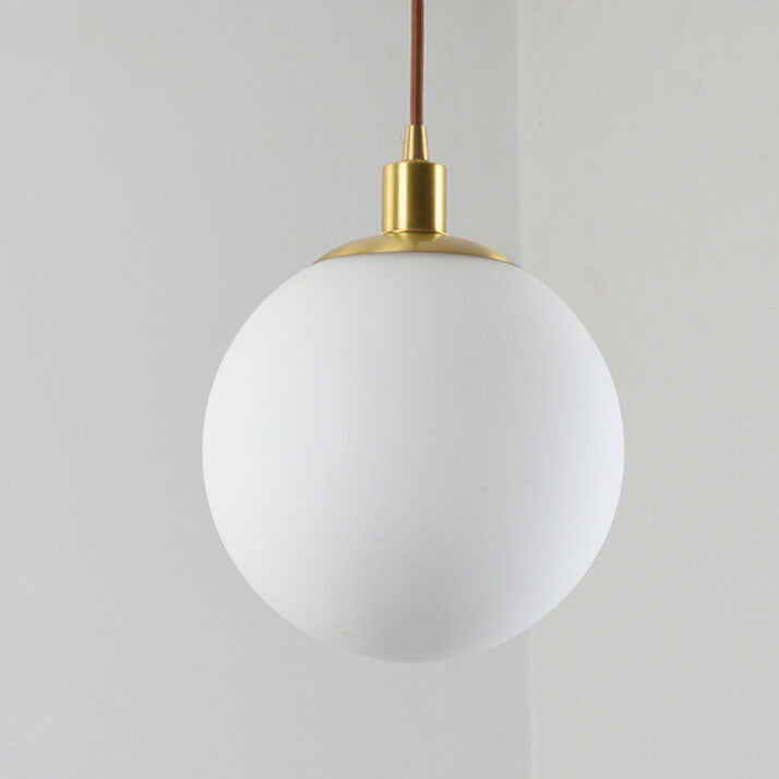 AuraSphere | Stylish White Orb Pendant Lighting Solution