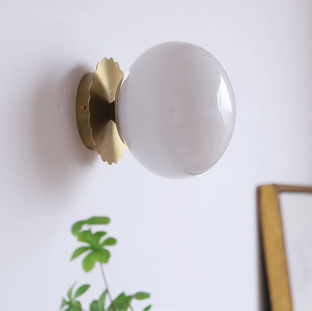 Elysian | Elegant Contemporary Wall Light with Glass Shade