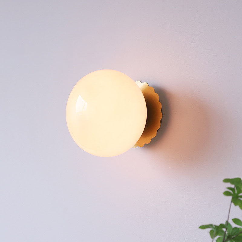 Elysian | Elegant Contemporary Wall Light with Glass Shade