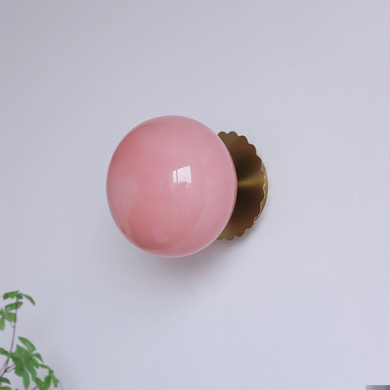 Elysian | Elegant Contemporary Wall Light with Glass Shade